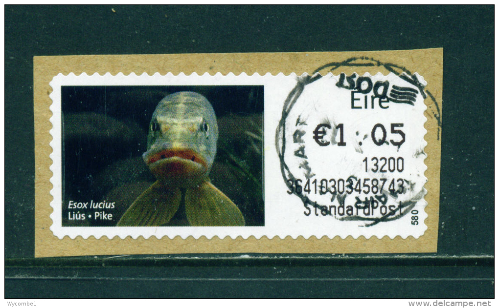 IRELAND - 2012  Post And Go/ATM Label  Pike  Used On Piece As Scan - Viñetas De Franqueo (Frama)