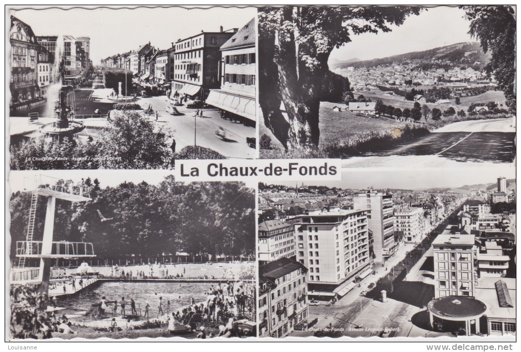 14 / 2 / 158  -LA  CHAUX  DE  FONDS  - Vues Multiples - CPSM - La Chaux