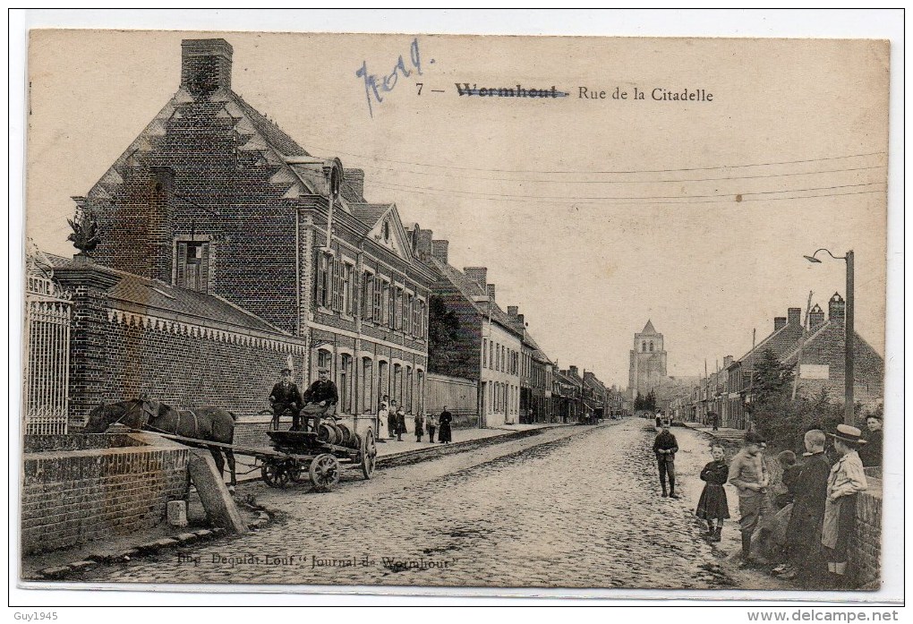 WORMHOUT : Rue De La Citadelle  ( Plan Animé ) - Wormhout