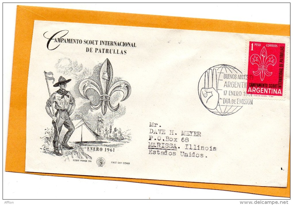 Argentina 1961 FDC - FDC