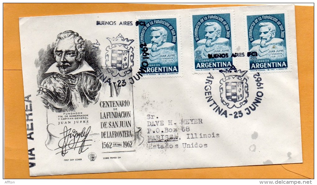 Argentina 1962 FDC - FDC