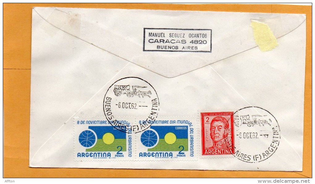 Argentina 1962 FDC - FDC