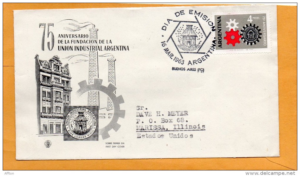 Argentina 1963 FDC - FDC