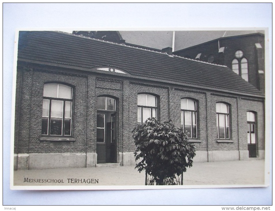 Ma Réf: 59-20-5.          TERHAGEN                         Meisjesschool.          ( Carte Photo !!!  ). - Rumst