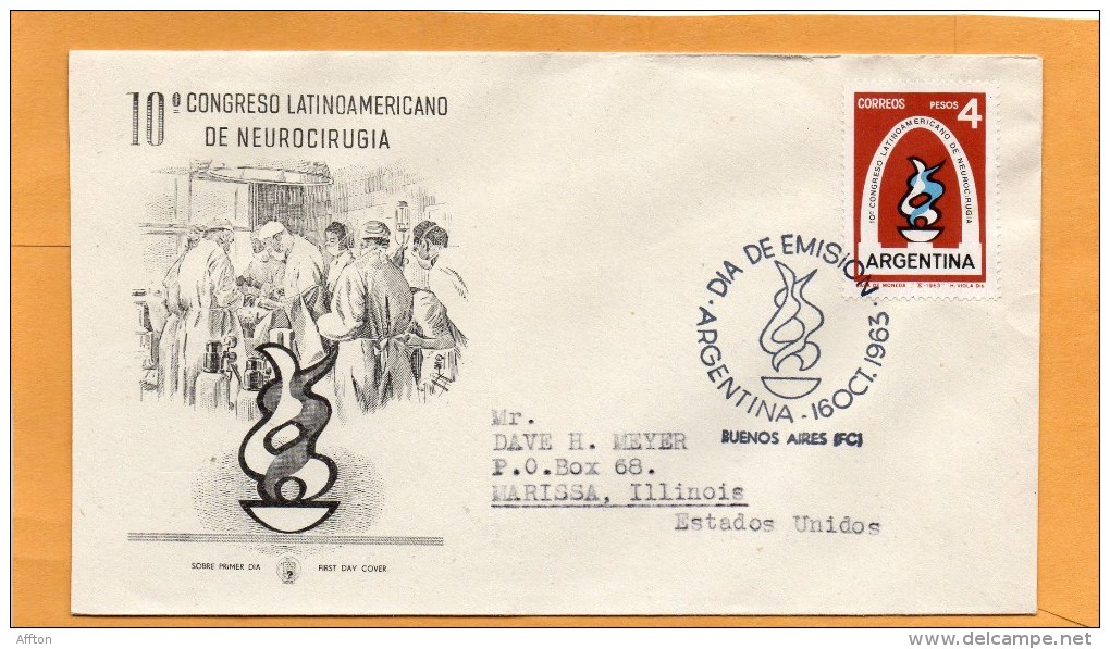 Argentina 1963 FDC - FDC