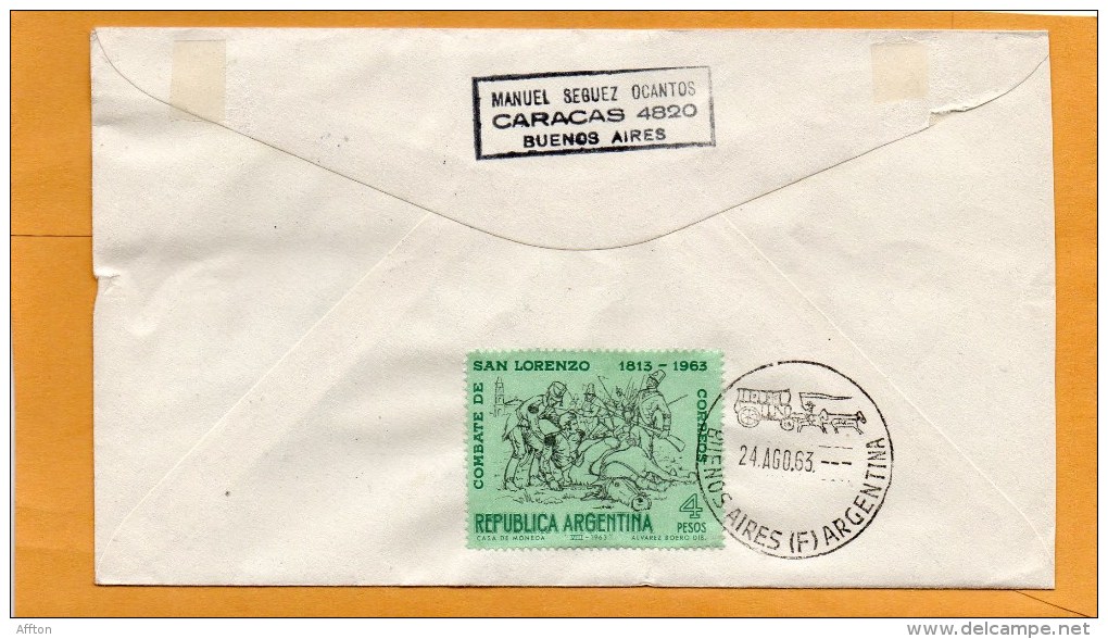 Argentina 1963 FDC - FDC