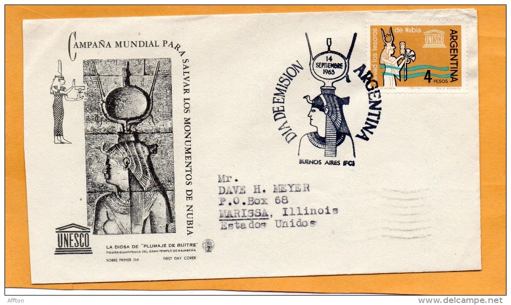 Argentina 1963 FDC - FDC