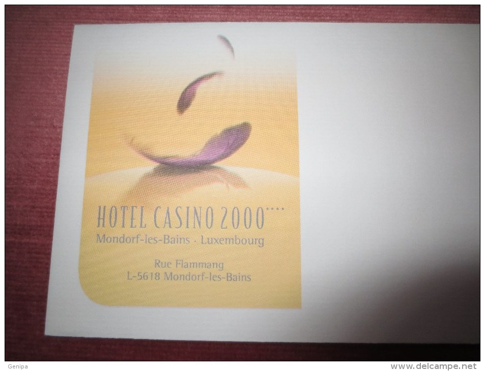 LUXEMBOURG - Enveloppe CASINO MONDORF LES BAINS - Casino