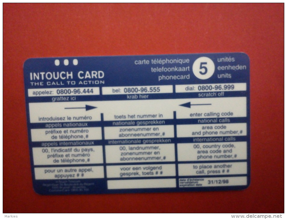 Intouch Orientation Demo Rare 2 Photo´s Very Rare ! - [2] Prepaid & Refill Cards