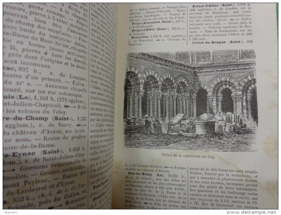 Geographie Du Departement De La Haute Loire-- - 1801-1900