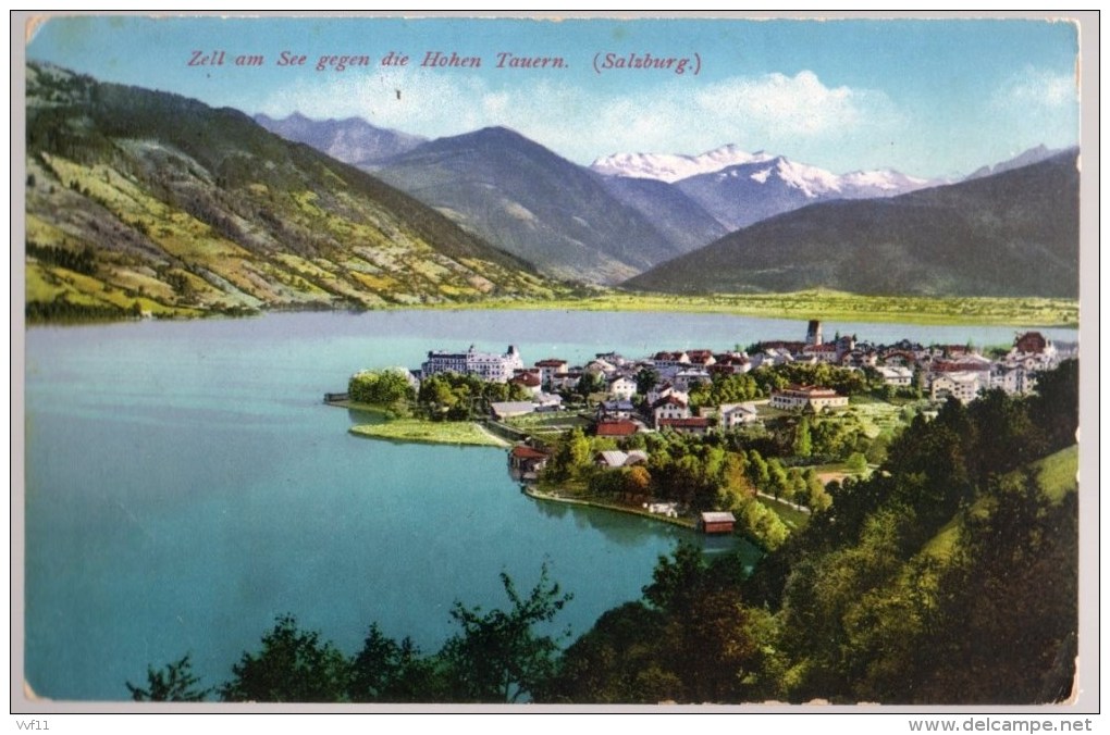 AUSTRIA ZELL AM SEE GEGEN DIE HOHEN TAUERN VIAGGIATA 05-01-1916 FELDPOST - Zell Am See