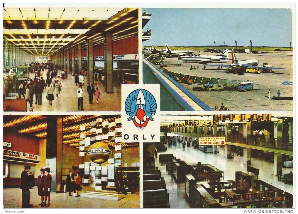 Aéroport De Paris-Orly - Le Hall - L'aire De Stationnement- Le Point De Rendez-vous - La Galerie Marchande - Aéroports De Paris