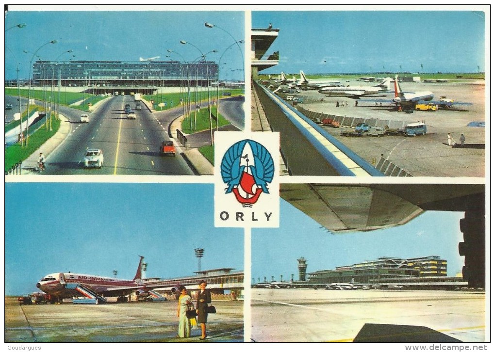 "Aéroport De Paris-Orly" - L'aérogarde - L'aire De Stationnement- Boeing 707 D'Air India - L'aérogare - Aéroports De Paris