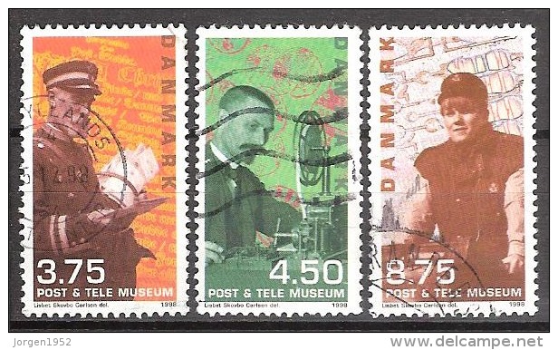 DENMARK   #   STAMPS FROM YEAR 1998 " STANLEY GIBBONS  1137 1138 1140  " - Nuevos