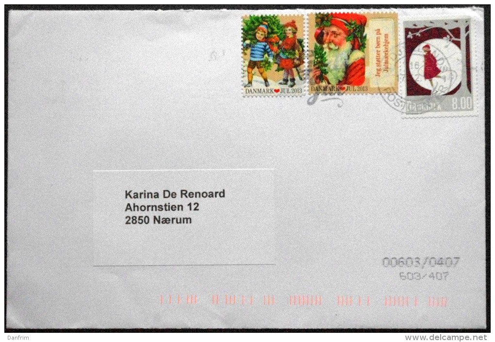 Denmark 2013 Letter  MiNr.BA  17-12-2013  ( Lot 2467) - Covers & Documents