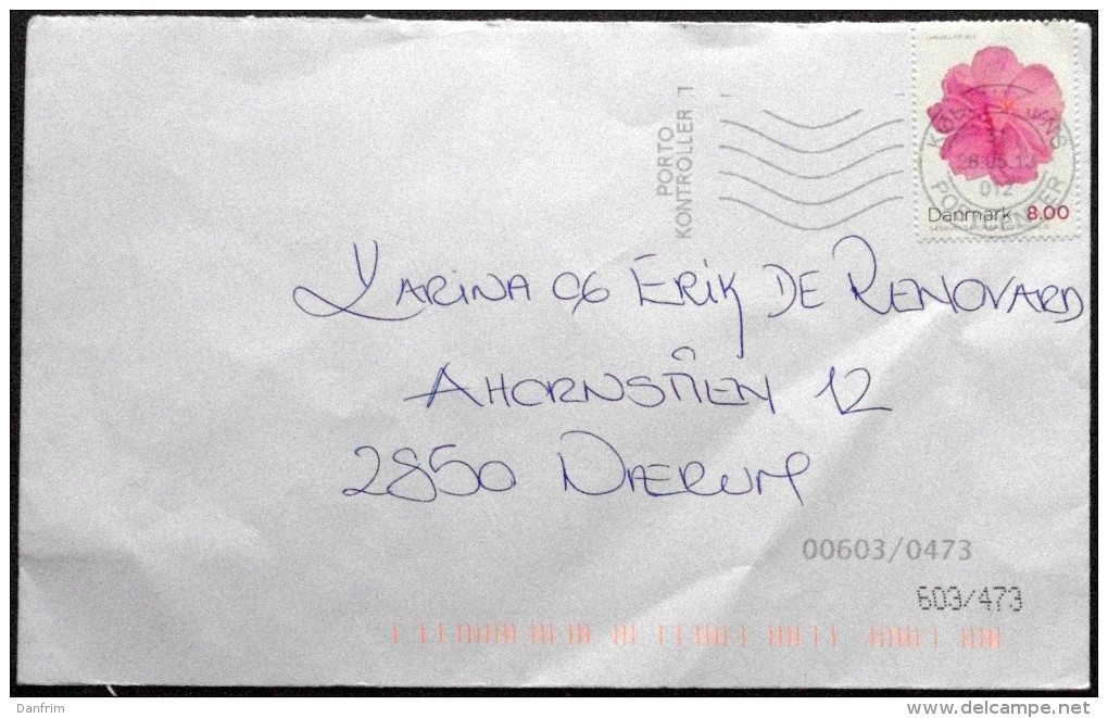 Denmark 2012 Letter  MiNr.1714BC   ( Lot 2477) - Briefe U. Dokumente