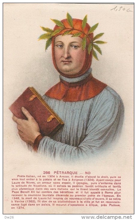 Pétrarque - Portrait Du Poète Italien - Philosophie & Pensées