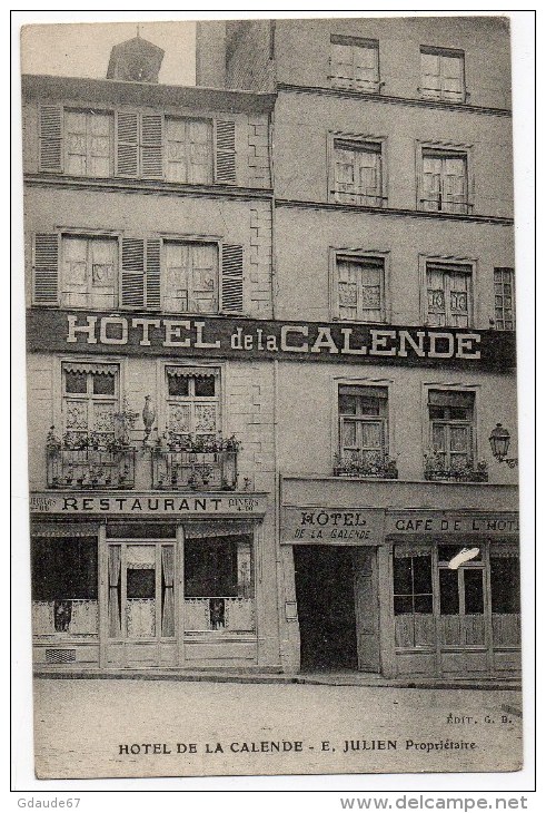 ROUEN (76) - HOTEL DE LA CALENDE - Rouen