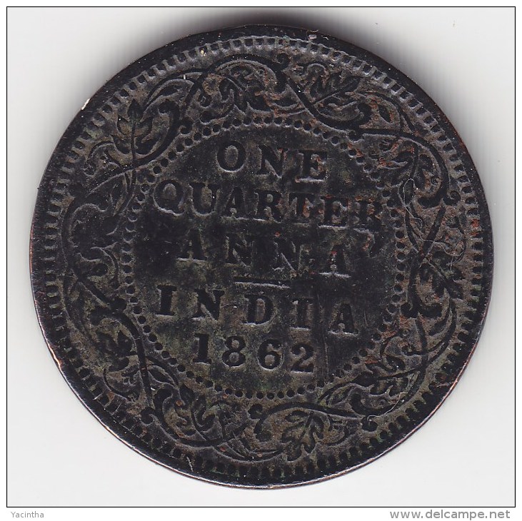 @Y@  INDIA  1/4  Anna   1862    (2632) - Inde