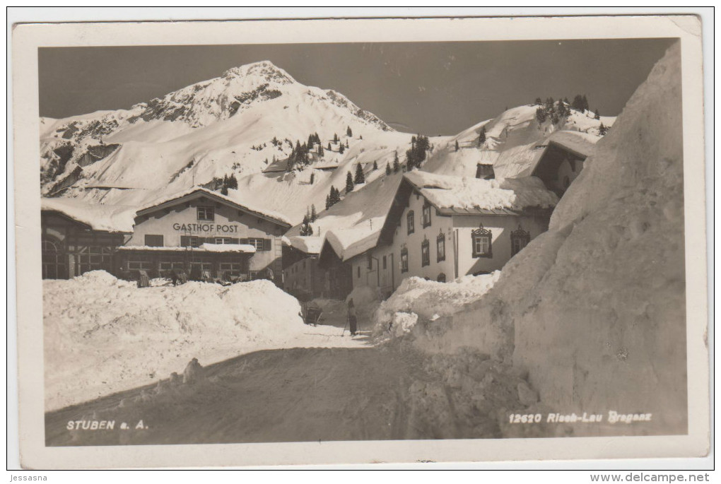 AK  - Stuben A. Arlberg - Mit Gasthof Zur Post - Feldpost 1942 - Stuben
