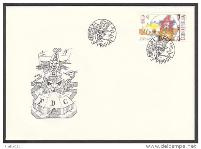 Czech Rep. / First Day Cover (2002/08) Praha: EUROPA - Circus - Circo