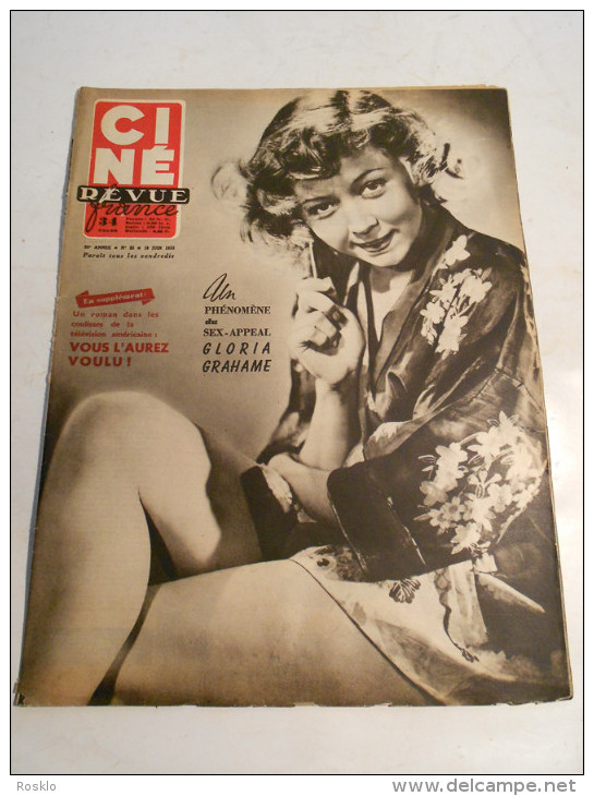 REVUE / CINE REVUE / N° 25 DE 1953 / LE DIVORCE DE GARY GRANT ET BARBARA HUTTON - Magazines