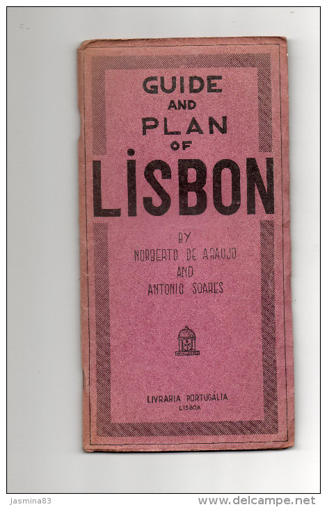 Guide And Plan Of Lisbon - Europa