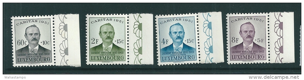 Luxembourg 1951 SG 549-52 MNH** National Welfare Fund - Oblitérés