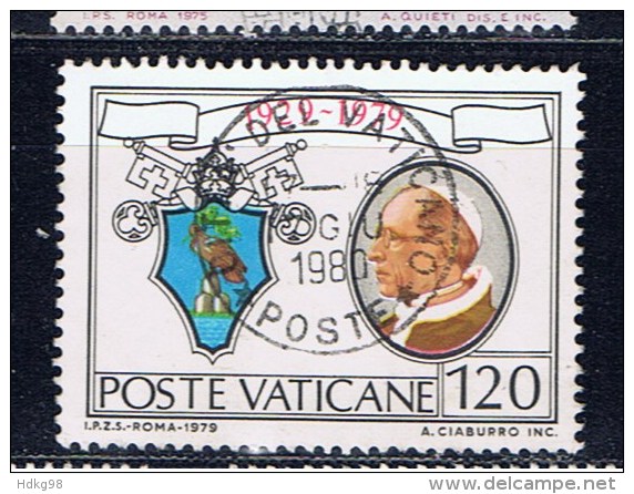 V+ Vatikan 1979 Mi 750 Pius XII. - Oblitérés