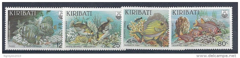 140011079  KIRIBATI  YVERT  Nº  130/3  **/MNH - Kiribati (1979-...)