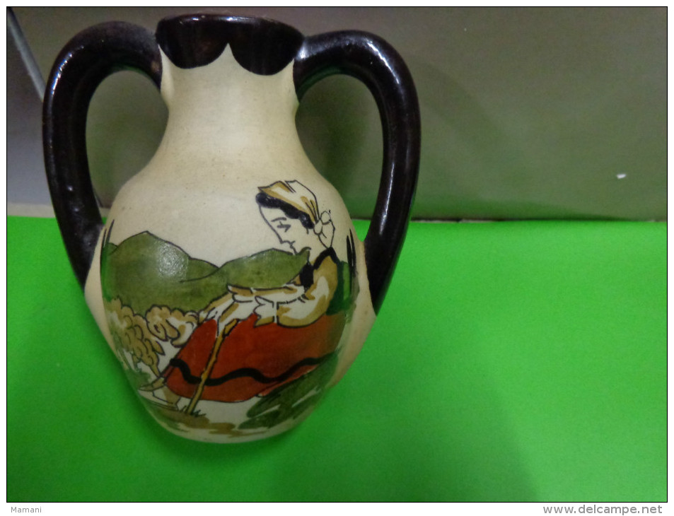 Vase En Gres Basque-st Jean Pied De Port-depose Gaïtaud - Popular Art