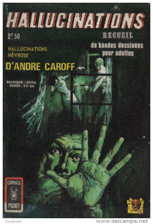 HALLUCINATIONS RECUEIL N°  3047 ( 1 2 ) BE AREDIT COMICS POCKET 09-1969 TRES RARE - Hallucination