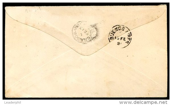ARGENTINA CORDOBA CITY? TO BUENOS AIRES Postal Stationery 1891 VF - Postal Stationery