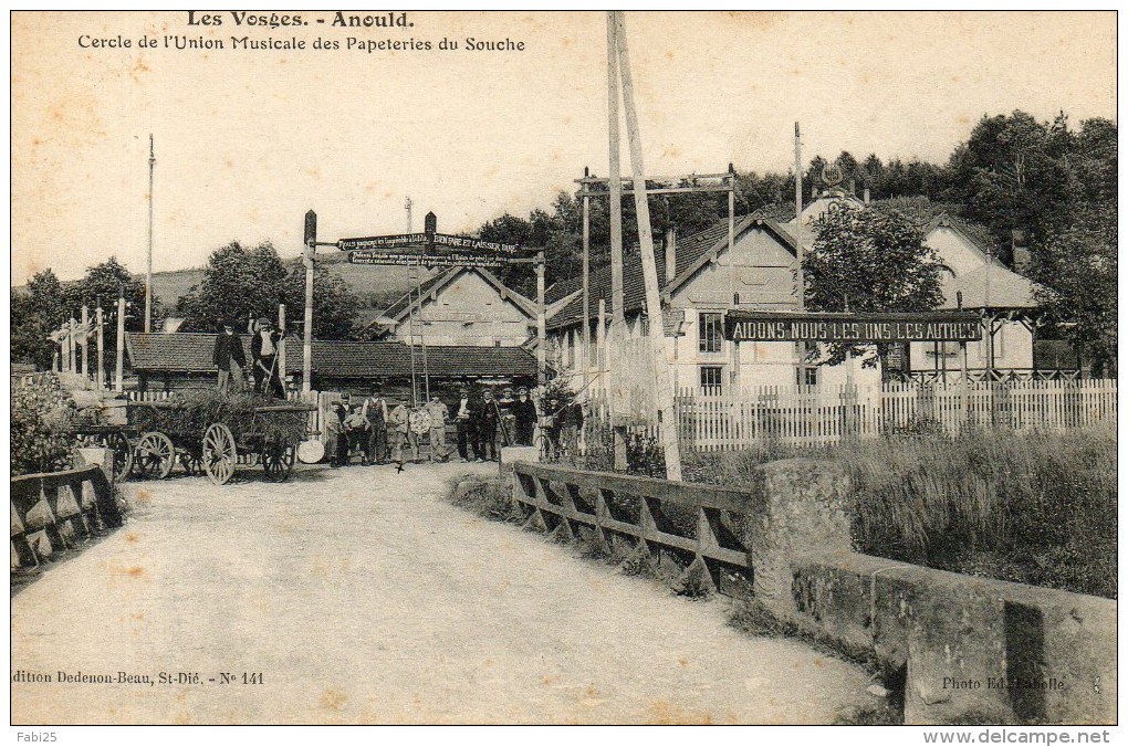 ANOULD  Cercle De L'union Musicale Des Papeterie De La Souche - Anould