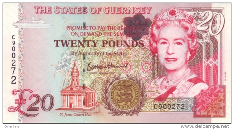 GUERNSEY P. 58c 20 P 2010 UNC - Guernesey