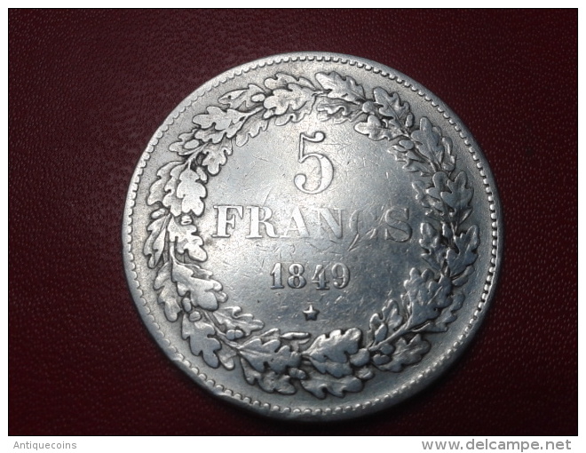 5 FRANCS 1849 - 5 Francs