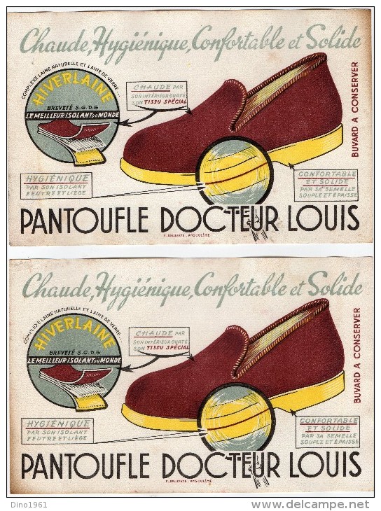 VP977 - ANGOULEME - Buvard - Pantoufle Docteur LOUIS X 2 - P