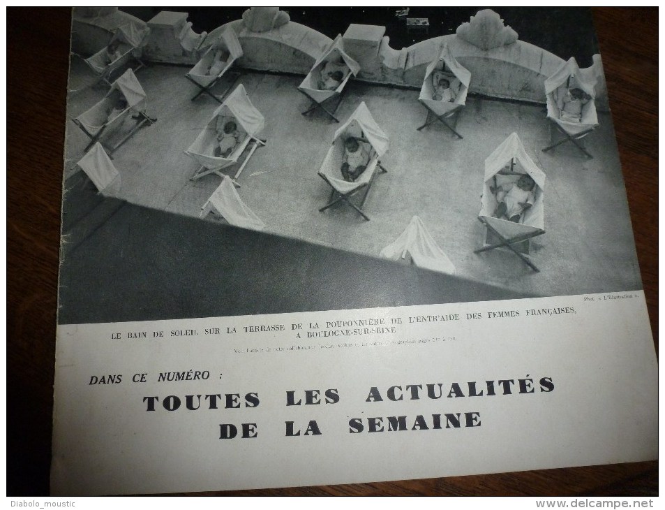 L' Illustration  1943 SOS Bébés-Boulogne;Split; Zaporodjié-Melitopol;Catastrophe Train PARIS-MARSEILLE ;Blé En Jardin - L'Illustration