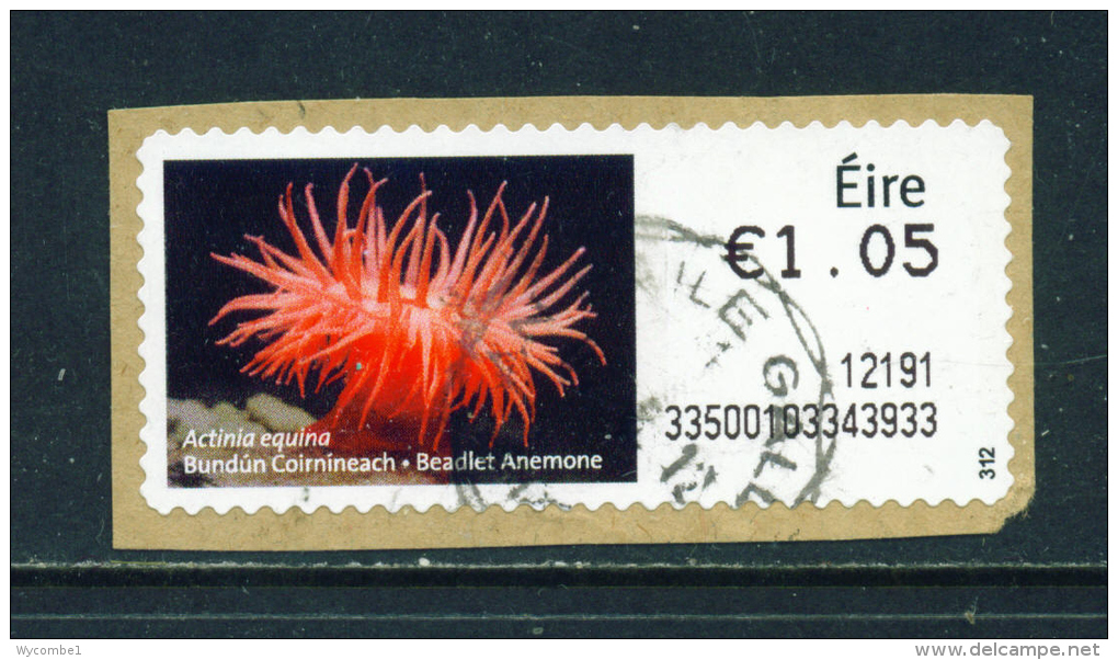 IRELAND - 2011  Post And Go/ATM Label  Beadlet Anenome  Used On Piece As Scan - Vignettes D'affranchissement (Frama)