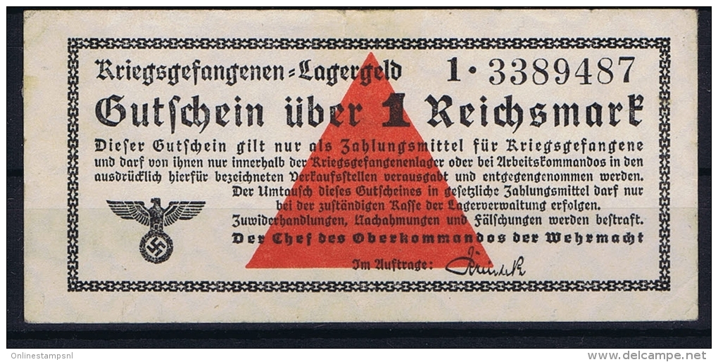 Deutsche Reich: Kriegsgefangenenen Lagergeld, Prisoner Of War Camp Money - Brieven En Documenten