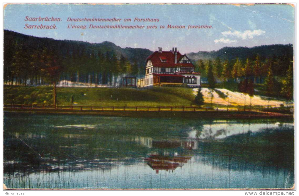 SAARBRÜCKEN - Deutschmühleweiher Am Forsthaus - Saarbruecken