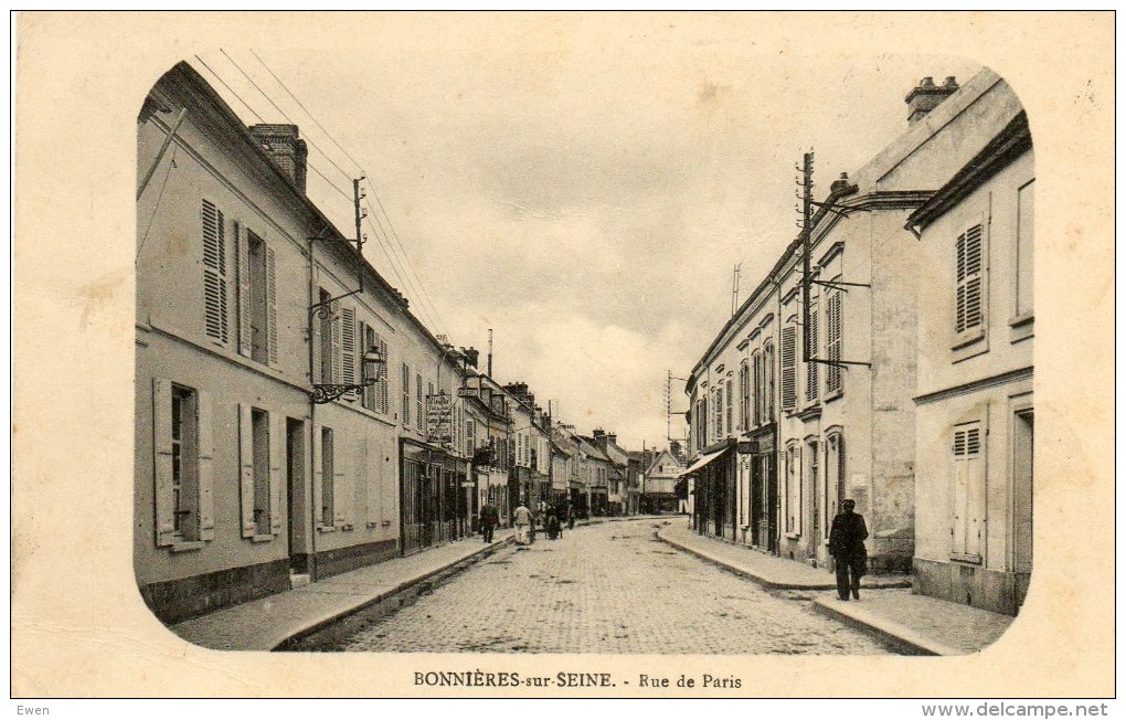 Bonnières-sur-Seine. Rue De Paris. - Bonnieres Sur Seine