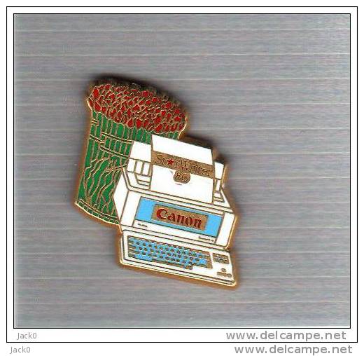 Pin´s  Marque  Imprimante  CANON  ( ARTHUS  BERTRAND ) - Arthus Bertrand