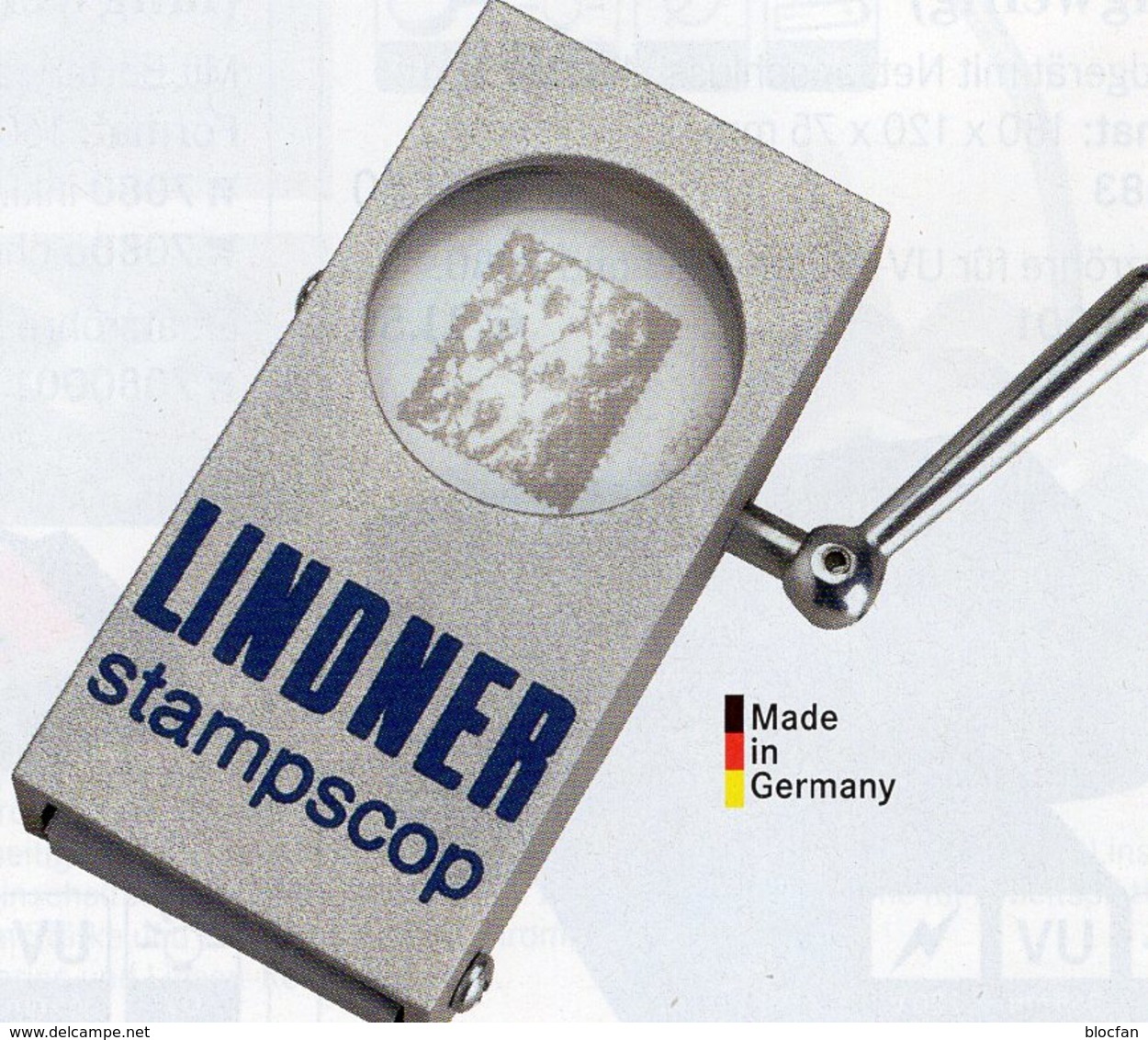 Stampscope Wasserzeichen-Sucher Neu 85€ Prüfen Von WZ Auf Briefmarken Check Of Stamps Paper Wmkd. LINDNER Offer9111 - Pinces, Loupes Et Microscopes