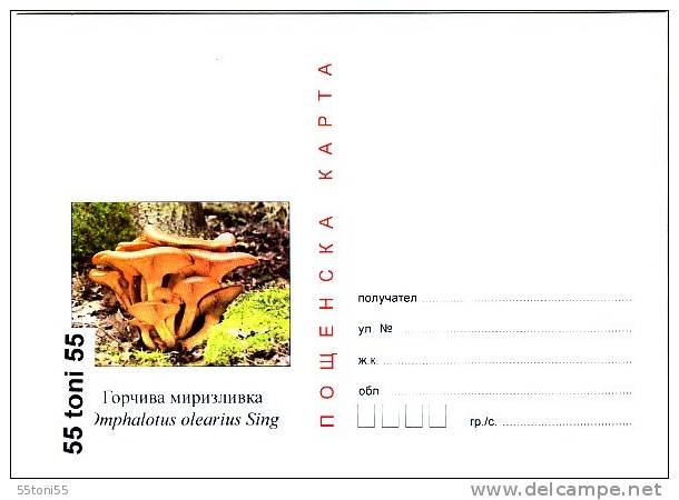 Bulgaria / Bulgarie 2011  Poisonous Mushrooms   Postal Card - Ansichtskarten