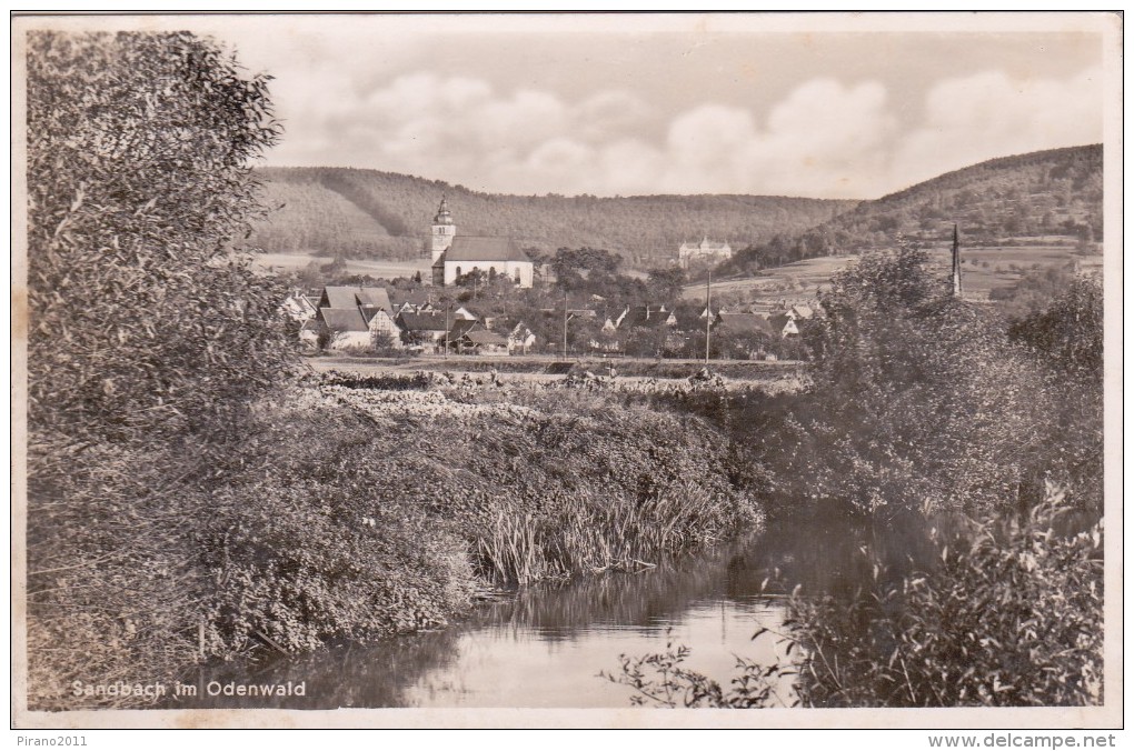 Sandbach Im Odenwald, Ansicht Auf Den Ort - Odenwald