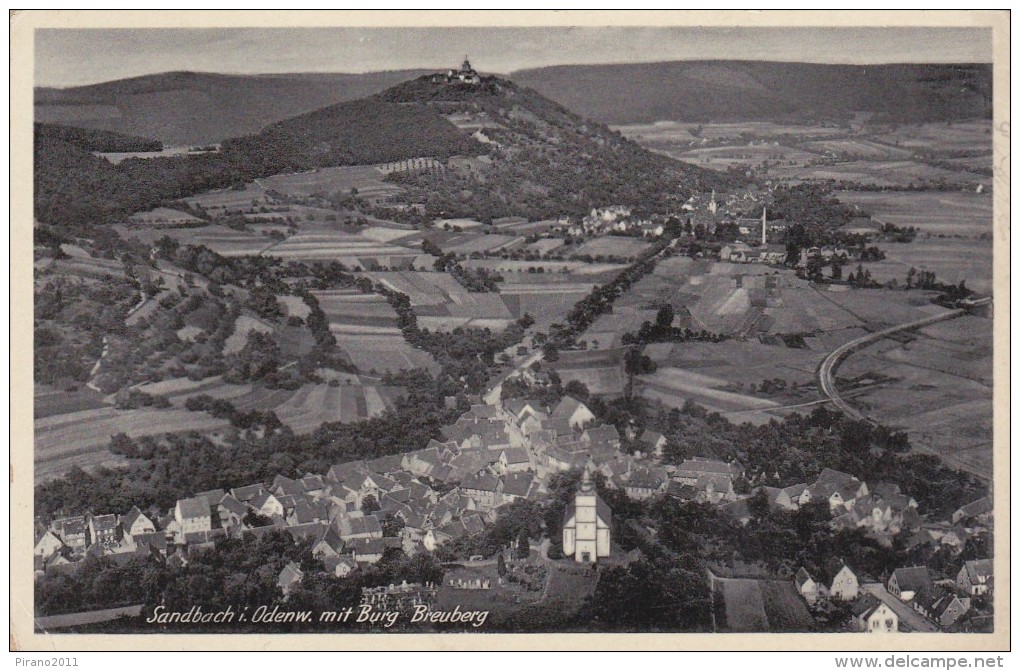 Sandbach Im Odenwald Mit Burg Breuberg - Odenwald