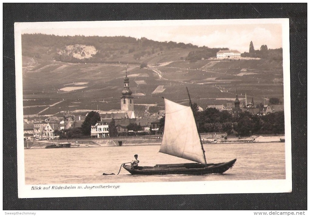 Ansichtskarte Blick Auf Rüdesheim Ungelaufen Unused - Rüdesheim A. Rh.