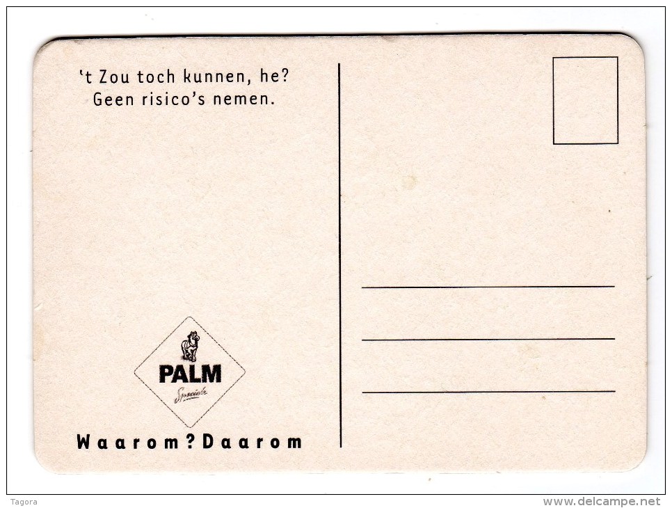 Belgique Palm Recto Verso Thème Carte Postale - Sous-bocks