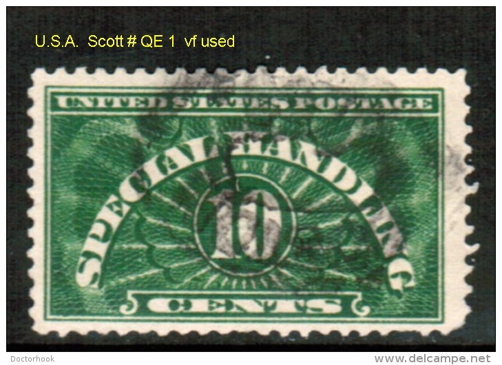 U.S.A.    Scott  # QE 1  VF USED - Colis